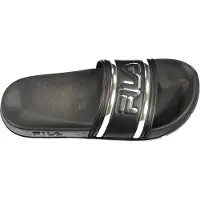 FILA Slide Sandalen met Zilveren Rand