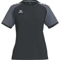 Erima Wings Jersey Korte mouwen Zwart/leigrijs