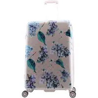 Elle Floret grote Koffer met print | Trolley - 78cm (L) - Lila - EL44HA.71.04 - Lilac / Large