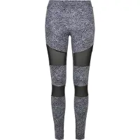Urban Classics Leggings zwart / wit
