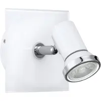 Eglo Batholino Tamara 1 - Spot - 1 Lichts - Wit, Chroom