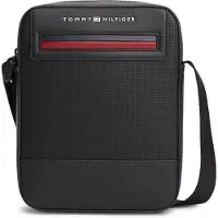 Tommy Hilfiger Schoudertas 'Foundation' bordeaux / zwart
