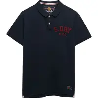 Superdry Shirt marine / karmijnrood