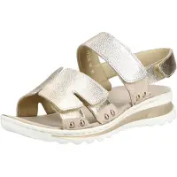 Ara Sandalen met riem zilver