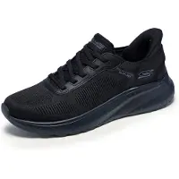 SKECHERS Sneakers laag 'BOBS Squad Chaos - Solid Step' zwart