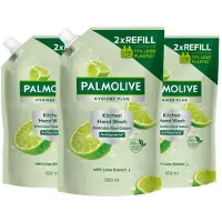 Palmolive 3x Handzeep Navulzak Hygiëne Plus 500 ml