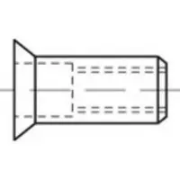 Toolcraft TO-5444256 Popmoer M5 Staal 500 stuk(s)