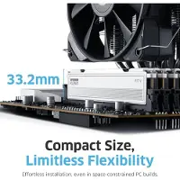 Klevv Fit V White - DDR5 - 32GB: 2x 16GB - 288-PIN - 6000 MHz / PC5-48000 - CL30 - 1.40V - XMP 3.0 - AMD EXPO - On-Die-ECC - PMIC - wit