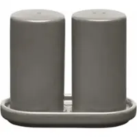 Blomus Peper- en zoutstel Pilar Pewter 11 cm
