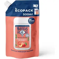 Le Petit Marseillais Extra Zachte Douchegel Navulling Biologische Witte Perzik & Biologische Nectarine 500 ml Douchegel