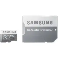 Samsung Carte Mémoire Micro Sd Pro Avec Adaptateur Sd De 32 Go