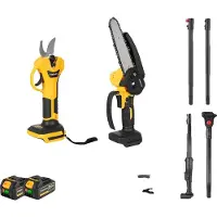 OEM Telescoopzaag, borstelloze motor, verstelbare lengte, 2 batterijsets
