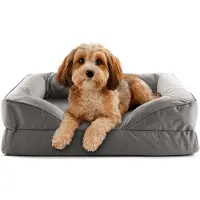 Lumaland orthopedisch hondenbed voor binnen en buiten | ergonomische hondenbank 70x