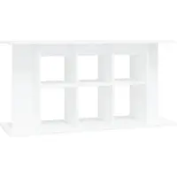 vidaXL Aquariumstandaard 120x40x60 cm bewerkt hout wit