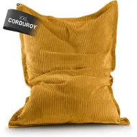 DS Produkte Zitzak Classic XXL Corduroy | Reuzenzitzak XXL met zachte ribstructuur – ideaal bij corduroy banken en fauteuils Indoor zitzak voor woonkamer, slaapkamer enz. - 380 l, 140 x 180 cm