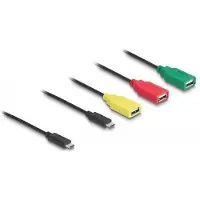 DeLOCK 4 Port USB 2.0 Cable Hub USB Type-C to 3 x USB-A female + 1 x USB-C male
