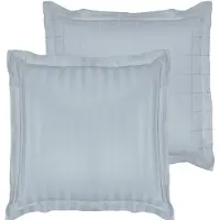 De Witte Lietaer kussensloop Zygo 63x63 cm katoen lichtblauw