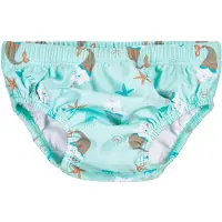 Playshoes UV-bescherming bruin / mintgroen / wit