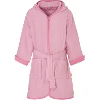 Playshoes badstof badjas roze unicorn Meisjes Katoen Capuchon Effen - maat 146/152