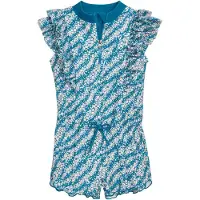 Playshoes Badpak petrol / oranje / wit