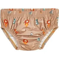 Playshoes Zwembroek lichtbruin / lichtroze / knalrood
