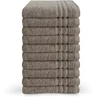 Byrklund handdoeken 50 x 100 - set van 10 - Hotelkwaliteit - Taupe