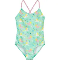 Playshoes Badpak 'Einhorn' geel / mintgroen / pink / wit
