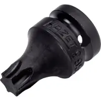 Hazet Krachtdopsleutelbit 995S-T55 · 1/2 inch (12,5 mm) vierkant hol · Binnen-TORX-profiel · SW T55