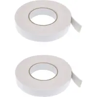 Fx Tools 4 rollen zelfklevende tape / plakband - 1,9 cm x 5 meter - dubbelzijdig - klustape / foamtape / tweezijdige tape