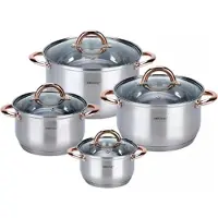 King Hoff 8-delige pottenset 45744
