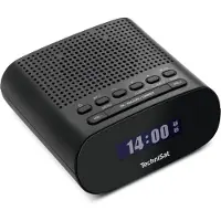 Technisat TECHNIRADIO 50 Radio DAB+, VHF (FM) DAB+, FM Wekfunctie Zwart