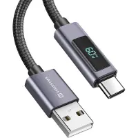 Swissten USB-C Cable With LCD - 71551072 - 1.5 Meter - Black [TEST - NOT FOR SALE]