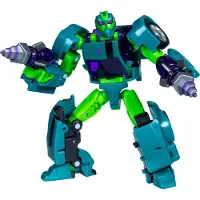 Hasbro Transformers Age of the Primes Deluxe Class Fugitive Waspinator, geschikt voor kinderen vanaf 8 jaar, plastic, blauw, groen