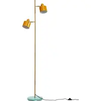 Dyberg Larsen Vloerlampe , Ocean, Goud / Messing, Werkkamer / Kantoor, Metaal, Vintage / Retro