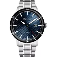 Adriatica NIEUWE ORIGINELE HERENHORLOGE A8383.4115A + zilveren gravure met datum
