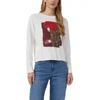 s.Oliver Shirt ecru / rood / bordeaux