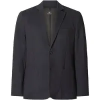 Jan Vanderstorm Comfort Fit Blazer zwart, Effen