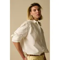 Sissy-Boy Witte blouse met embroidery | Maat: XL