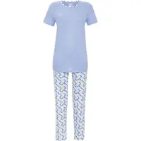 Ringella Grafische pyjama blauw - Blauw - Maat - 44
