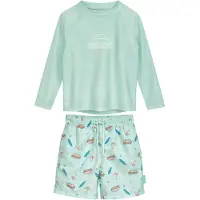 Playshoes UV-bescherming saffier / karamel / mintgroen / wit