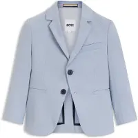 BOSS Kindercolbert van stretchmateriaal met pied-de-poule-dessin