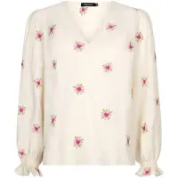 Ydence Dames Blouses Top Philou - Ecru - Maat M