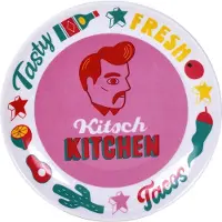 Kitsch Kitchen bord 21cm El Restaurante el signor