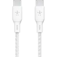 Belkin 100w USB-C to USB-C Braided Cable 2M White