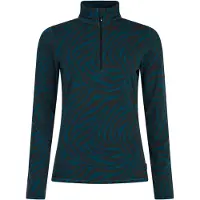 Protest Skipully Women Prtesher 1/4 Zip Active Top Rainstorm Blue-XS