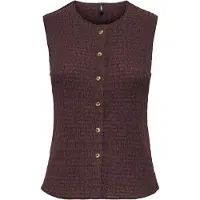 ONLY Bodywarmer 'ONLIlse' donkerrood