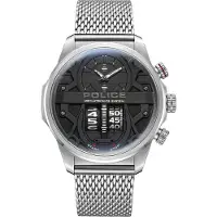 Police Rotorcrom Ss Mesh Rotor Horloge