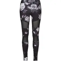 Urban Classics Leggings antraciet / zwart / wit