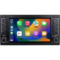 Happiq Autoradio met bluetooth - Carplay - Voor Volkswagen VW Touareg, Multivan T5, Transporter (2004-2009) - Geschikt voor Apple en Android - Stereo - Navigatie - Navigatiesysteem auto - 2GB 32GB