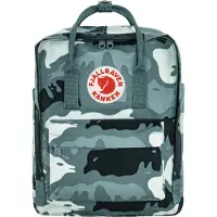 Fjall Raven Rugzak 'Kanken' blauw / zwart / wit